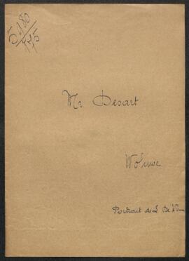 Dossier concernant le Portrait de Alphonse Derboven, tableau de Lievin De Winne, offert en vente ...