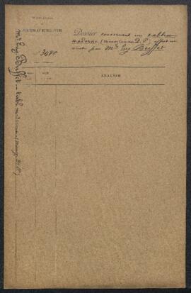 Dossier concernant un tableau moderne monogrammé « D.P » et représentant La convalescence, offert...