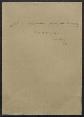 Dossier concernant un tableau genre ancien faisant partie du séquestre Mendelsolm Heinrich signal...