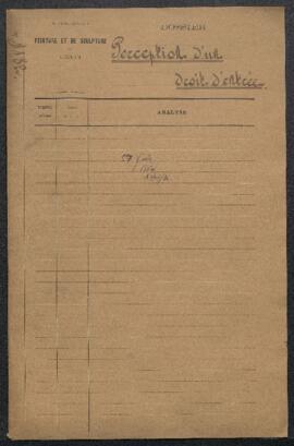 Dossier concernant la question de la perception d’un droit d’entrée dans les musées bruxellois.