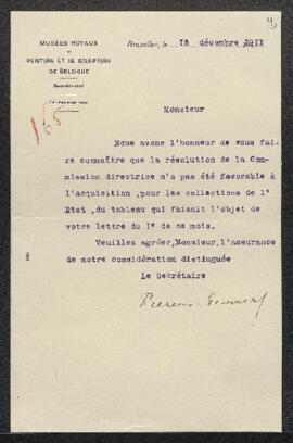 Dossier concernant un tableau de Matthys van Helmont représentant Une kermesse, signé et daté 164...