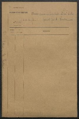 Dossier concernant deux tableaux attribués à Louis Gallait, le Portrait du général Osten et le Po...