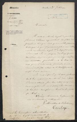 Dossier concernant le Musée historique. — Projet, création, locaux, modes d’éclairage, collection...