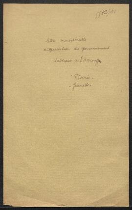 Dossier concernant Rêverie et Jeunesse, tableaux de Ernest Marneff, présentés par le gouvernement en vue d’un achat. — Sans suite.