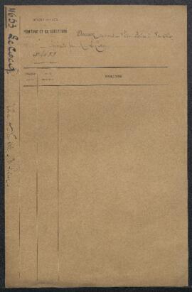 Dossier concernant un tableau attribué à Van Orley ou Michel Coxcie représentant Le couronnement ...