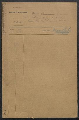 Dossier concernant les sommes non utilisées du budget des Musées et réversibles dans l’exercice s...