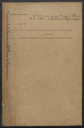 Dossier concernant le signalement au Musée de la vente de la collection Girou de Buzareingues à P...