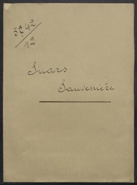 Dossier concernant la demande de renseignements de Mlle C. Suars (Sauvenière) désirant l’adresse ...