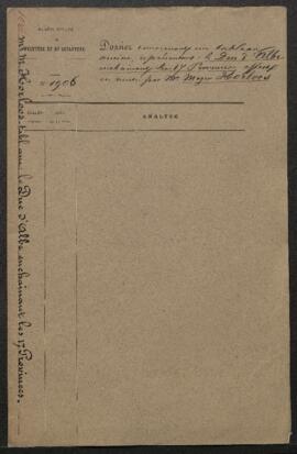 Dossier concernant un tableau ancien représentant Le duc d’Albe enchaînant les dix-sept provinces...