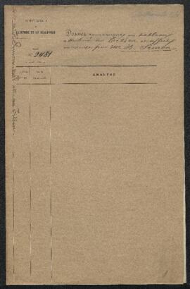 Dossier concernant un tableau attribué au Titien offert en vente par Mr H. Simon (Bruxelles). — O...