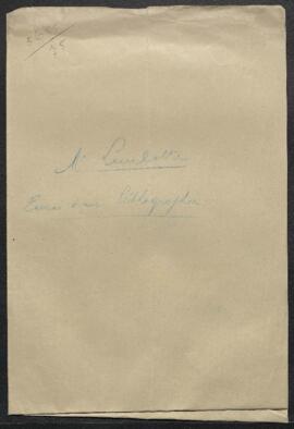 Dossier concernant un Portrait de Monsieur De Cuyper par Jean Battaille, offert en don par Mr Hen...
