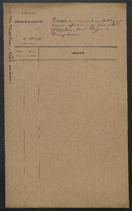 Dossier concernant un tableau représentant Le Christ mourant / Le Christ en Croix attribué à [Ant...
