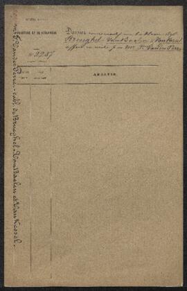 Dossier concernant un tableau peint par Brueghel, Van Baelen et Van Kessel, offert en vente par F...