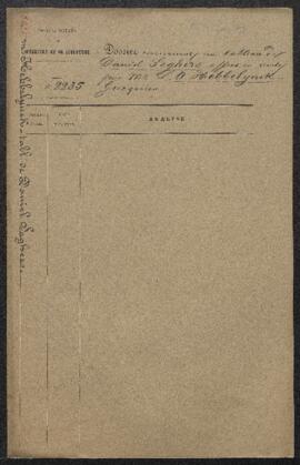 Dossier concernant tableau de Daniel Seghers représentant Une Guirlande de fleurs, signé, offert ...