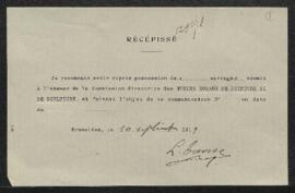 Dossier concernant plusieurs tableaux anciens, dont un de Daniël Seghers, offerts en vente par Mr...