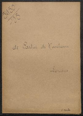 Lettre de S.E. l'ambassadeur de Belgique à Londres (Grande-Bretagne) Mr de Cartier de Morlanwelz ...
