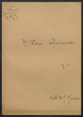Dossier concernant Le Naufrage du Titanic, tableau de J. Jansen, offert en vente par Mr Quisquate...