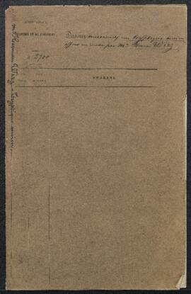 Dossier concernant un triptyque ancien du XVIe siècle représentant Deux personnages agés et leur ...