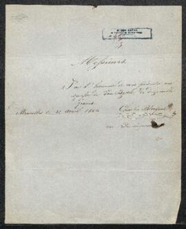 Dossier concernant une esquisse attribuée à [Antoon] van Dyck, offerte en vente par Charles Blocq...