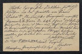 Dossier concernant une demande de renseignements émanant de Carl [Vuynl ?] (Allemagne, Munich) su...