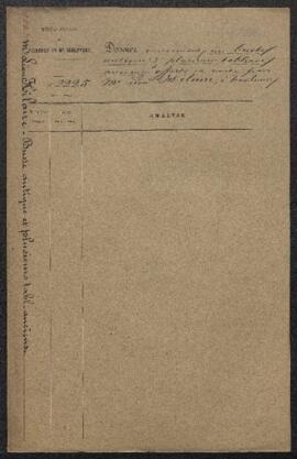 Dossier concernant un buste de jeune fille en marbre de Paros attribué à Praxitèle et plusieurs t...