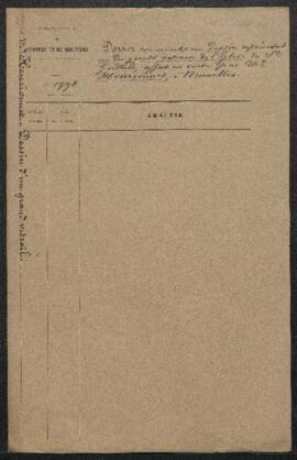 Dossier concernant un dessin exécuté en 1843 par Lamy représentant un des grands vitraux de l’égl...