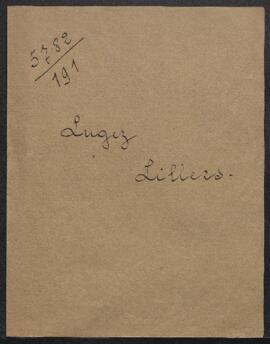 Dossier concernant une demande de renseignements de Mr Moïse Lugez (France, Lillers) relative à u...