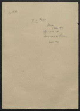 Dossier concernant la collection du Dr Max Linde (Allemagne, Lübeck) et plus spécialement deux ta...