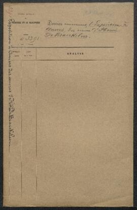 Dossier concernant le prêt de deux œuvres de Henri De Braekeleer, L’Atlas et La Fileuse (inv. 252...