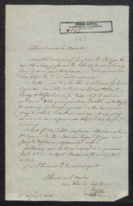 Dossier concernant un Portrait de Philippe II, offert en vente par l’expert Héris. — Sans suite a...