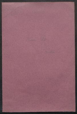 Dossier concernant une demande de Mlle Lucia Elfer (Italie, Trieste) désirant connaître l’auteur ...