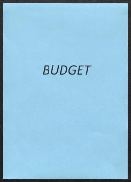 Dossier concernant le budget et la comptabilité pour l’exercice 1858.