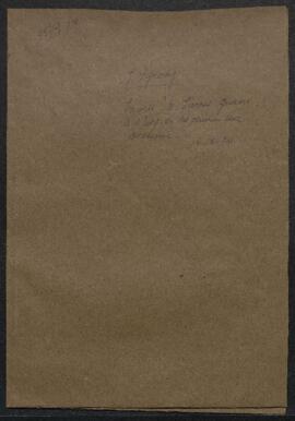 Lettre de l’artiste Joseph Syrovy (France, Paris) invitant [Hippolyte] Fierens-Gevaert à l’exposi...