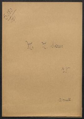 Dossier concernant un Paysage, tableau de De Prins [prénom?], offert en vente par Mr N. Staes (Br...