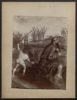 Dossier concernant un tableau ancien représentant une Scène de pêche présenté par Mr Jos. Vandeca...