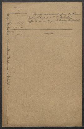 Dossier concernant deux tableaux, Têtes d’étude, par C[harles] P[ierre] Verhulst, provenant de la...