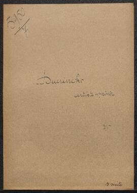Lettre d'invitation de Mr A. P. Duerinckx (Bruxelles) à visiter l'exposition de ses oeuvres.