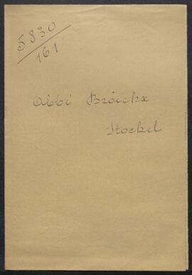 Dossier concernant une demande de l’abbé Broeckx (Stockel) sur la valeur du Portrait de François,...