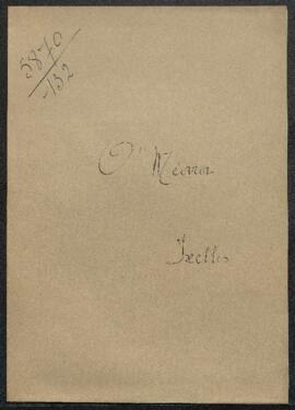 Lettre concernant un buste de Léopold II enfant donné à Geefs [prénom ?], offert en vente par Mme...