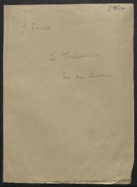 Dossier concernant Nu au Fauteuil, tableau de Henri Victor Gabriel le Fauconnier, offert en don p...