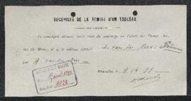 Dossier concernant un tableau de Aert van der Neer, Patineurs, offert en vente par Mr P. Mersch p...
